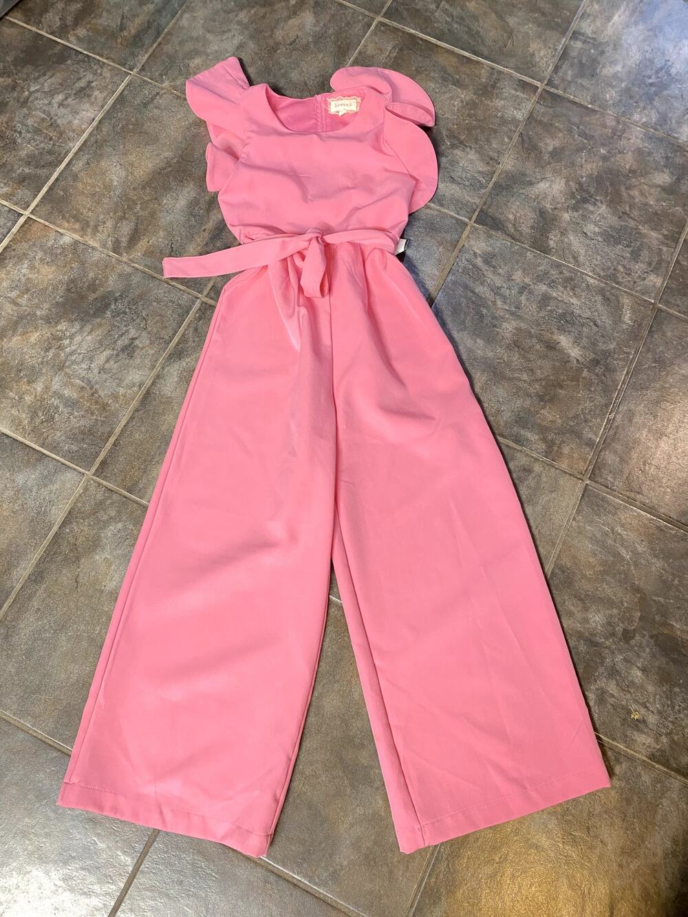 GIRLS PINK SPRING/SUMMER ROMPER SIZE 8